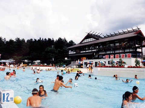 河口湖遊園 営業開始